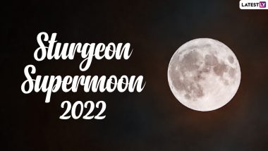 Sturgeon Moon 2022 Live Streaming Online: Know Date, Time, Visibility, Meaning and Significance of the Last Supermoon of the Year